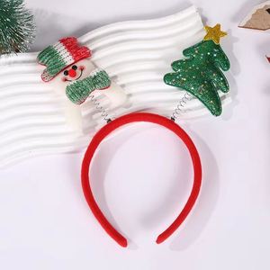 Serre-tête pour enfants de Noël, design printanier, personnalisé, en tissu, avec boucle, décorations de mode - Product Image 3