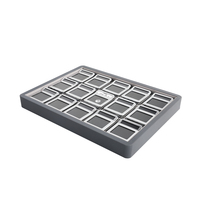 Plateau de présentation en diamant avec carte de détails en pierre interchangeable et logo personnalisable