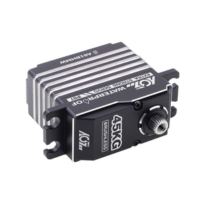 AGFRC A81BHMW Motor sin Escobillas Impermeable IP67 de 0.085s con Engranajes de Acero de Alto Torque de 45kg para Autos y Barcos RC 1/8 - Product Image 1