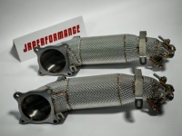 Pelindung Panas Knalpot Downpipe SR Performance Stainless Steel untuk Honda Civic Type R FK8 & FL5 17-23+ dan 23+ Integra Type S DE5 Pabrik