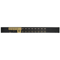 Commutateur KVM HDMI VCOM 1.4 Version 8 voies 4K 30Hz avec télécommande audio IR pour 8 ordinateurs vers 1 moniteur