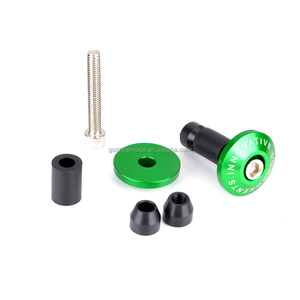 Motorfiets Accessoires Handvat Eind Pluggen Grip <span class=keywords><strong>Cap</strong></span> Anti Vibratie Schuif Plug Voor Yamaha Kawasaki Honda Crossmotor Groen - Product Image 4