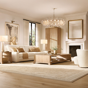 Divano PARISIAN TRACK ARM SOFA Premium in Stile Americano Moderno, Set di Divani in Tessuto Rettangolari - Arredamento di Lusso Personalizzato per Soggiorno - Product Image 3
