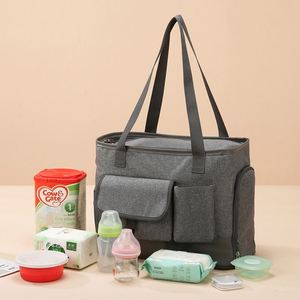 Portable Baby Diaper Bags Large Capacity Storage Tote Bags for Mommy - Product Image 3