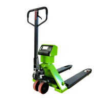Carro de palés con báscula, operación flexible, báscula de palé manual hidráulica, ruedas de nailon de proceso sepcial