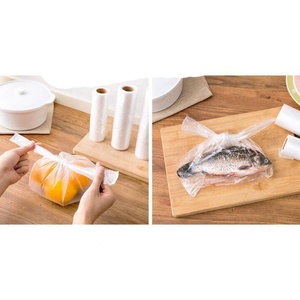 Clear T-shirt <b>Plastic</b> Produce Food <b>Storage</b> Bag on Roll - Product Image 2