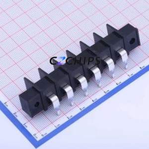 KF65RM-11.0-6P Barrier Terminal Block Bent Lead Through Hole,P=11mm Connector Two Sides 11mm 1x6P Right Angle Pin - Product Image 2