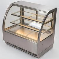Mostrador Refrigerado Ventilado para Pastelería, Vitrina Exhibidora de Bebidas, Refrigerador Bajo Mostrador para Botellas