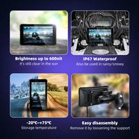Linux V851 5 Inci Wireless CarPlay Android Auto Magnetik Lepas-Pasang Cepat Mendukung TPMS Motor CarPlay yang Hemat Biaya