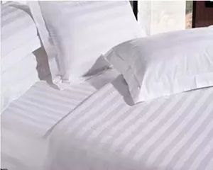 100% coton plat taille unique drap de lit auberge chambres hôtels - Product Image 3