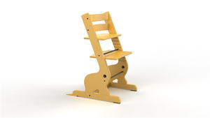 كرسي عالي عملي من خشب الزان للأطفال-محطة إطعام أطفال من خشب الزان آمنة ومأمونة-وجبات طعام مع راحة البال - Product Image 4