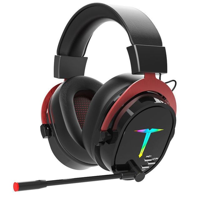 G1000 2.4G Auriculares Gamer Casque Sans Fil Audifonos 2.4ghz Wireless BT Gaming Headset Headphones With Lights for Pc Game