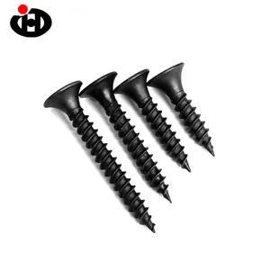 High Strength Cross Black Screw Countersunk Head Gypsum Board Screws Drywall Wood Screw