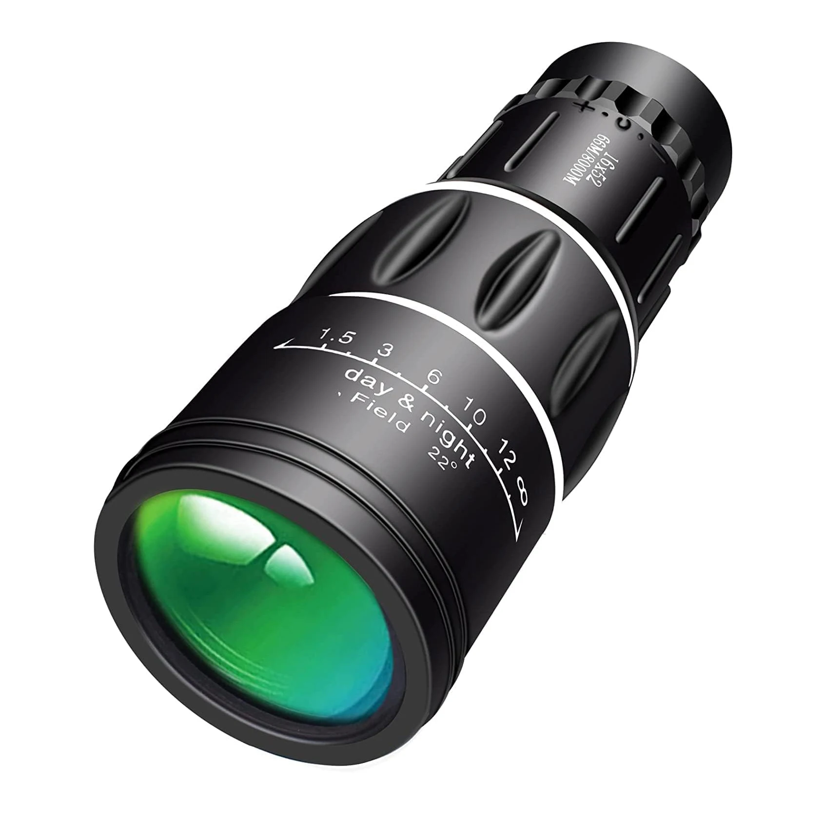 16X52 Monocular Telescope with BAK4 Prism for Wildlife Watching