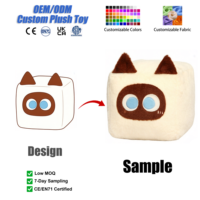 Peluche personnalisée chat, jouet en peluche sur mesure, oreiller en forme de dessin AI, cadeau doux et mignon, décoration Kawaii pour la maison