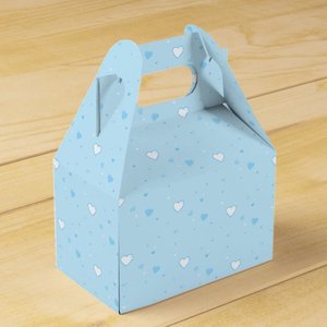 Decoración de fiesta de cumpleaños de boda impresa personalizada, dulces, regalo <span class=keywords><strong>para</strong></span> niños, embalaje de papel, recuerdo de Baby Shower, caja Gable - Product Image 4