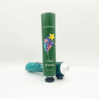 Tube d'emballage cosmétique en plastique vert de haute qualité pour crème pour les mains 30ml 60ml LIXIN/OEM LX309