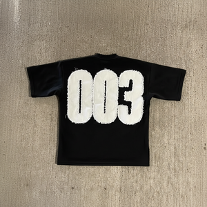 Camiseta Unisex Ecológica de Algodón/Fibra de Bambú Modal con Logotipo Serigrafiado, Estilo Indie Sleaze, Hombros Caídos, Corte Holgado - Product Image 2