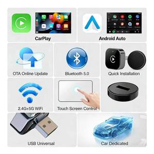 Receptor Transmisor WiFi Universal Personalizable con CarPlay Inalámbrico Directo de Fábrica, Interconexión de Teléfono para Automóvil - Product Image 6