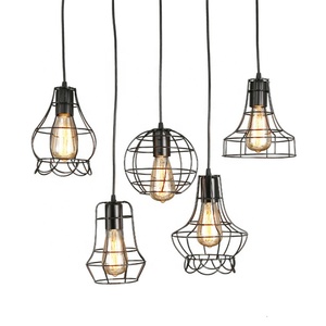 Hot Selling <strong>Industrial</strong> Design Vintage Antique Lampshade Pendant <strong>Light</strong> Cage <strong>Shade</strong> Edison Bulb Lamp <strong>Shade</strong> - Product Image 6