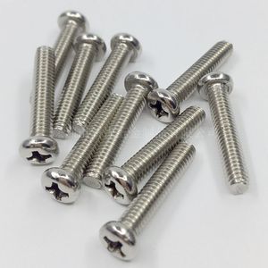Stainless Steel 201 Phillips Head Machine Screws M3 M4 M5 M6 M8 Round Head Pan Head Metric Grade A Standard Thread - Product Image 4