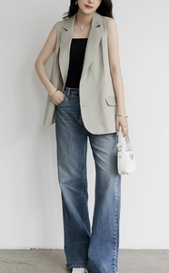 Blazer Elegante para Mujer, Fabricado en Vietnam, Personalizable, de Alta Calidad, Sostenible, con un Solo Botón, Entrega Rápida - Product Image 5