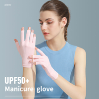 GOLOVEJOY MJ04 Art soins de la peau manucure lampe sèche-lampe en Nylon Protection des mains lumière du soleil gants Anti Uv ongles