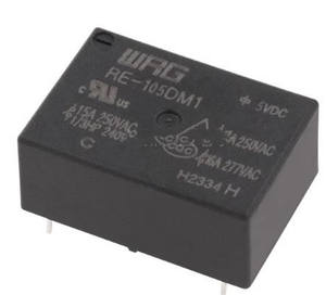 12v 5pin Relay12V Relay otomatis Mini 5 Pin 24 v <span class=keywords><strong>RE</strong></span>-105DM1 112 124 V 16A - Product Image 4