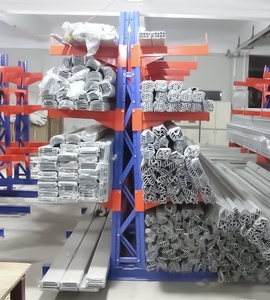 Estantería Cantilever de Acero de Una Sola Cara Nuoteng, Unidad de Almacenamiento Galvanizada con Recubrimiento Electrostático en Polvo, Instalación Enchufable - Product Image 6
