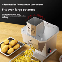 Trancheuse électrique multifonctionnelle, râpeuse, entièrement automatique, pour la fabrication de chips de pommes de terre commerciales, 220V 200W, coupe-carottes, pommes de terre, oignons