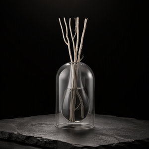 Difusor de Aromas Moderno em Vidro com Tampa Transparente e Frasco Interno para Sala de Estar, Spa e Presentes - Product Image 1