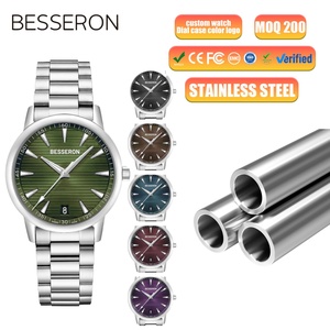 Reloj de Pulsera Deportivo de Edición Limitada 2025, de Acero Inoxidable 316L, con Logotipo Personalizado, 42 mm, Resistente al Agua 3BAR, de Cuarzo, para Negocios y Moda - Product Image 1