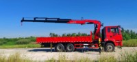 Fabricant SHACMAN 6x4 8T grue montée sur camion 12T PALFINGER SANY grue droite 14T brique bois téléphone pôle transport