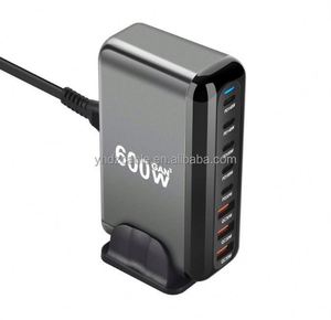 600W High Quality Multi-Function Charger Pd <b>Adapter</b> 3 USB+5 <b>Type</b>-<b>c</b> 8 Ports Desktop Charger Station for Phone Tablet and Laptop - Product Image 6