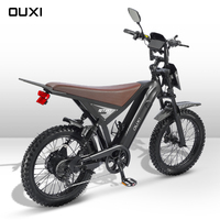 OUXI Bicicleta Eléctrica 48v 750w 15ah con Neumáticos Anchos de 6.9CM y 20 Pulgadas, Modelo GT20 Pro para Adultos, Disponible en Almacén de EE. UU.