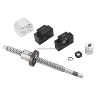Kit complet de vis à billes SFU1605 à faible bruit avec unités de support BK12 BF12 pour système de transmission linéaire de machine de fraisage CNC