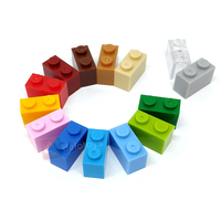 DELO TOYS (32 couleurs) Pièces DIY 1 x 2 Blocs en vrac pour enfants 1*2 Briques de construction en plastique MOC 1x2 Jouet de construction (N°3004)