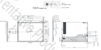 Module d'écran tactile LCD résistif 10,4 pouces 800x600 SVGA LVDS 20 broches 450 Nits 4 fils RTP large plage de température pour affichage industriel