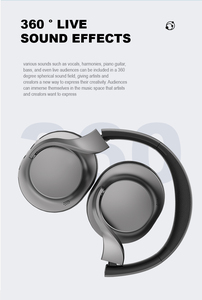 Casque audio FlexFit supra-auriculaire extensible et pliable, offrant un son immersif à chaque rythme - Product Image 2