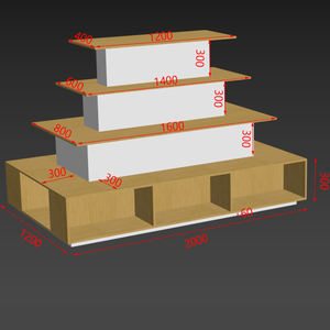 Étagères de présentation pour supermarchés géants, vente en gros d'aliments pour supermarchés - Product Image 1