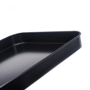 Plat à pâtisserie carré en <span class=keywords><strong>acier</strong></span> au carbone noir antiadhésif pour pain et gâteaux, compatible lave-vaisselle et four - Product Image 6