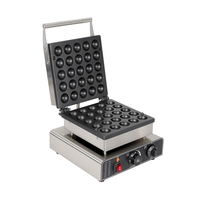 Machine à gaufres bulles industrielle et commerciale antiadhésive à 25 trous (supérieur et inférieur) pour muffins