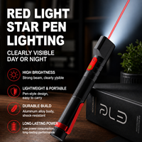 Lampe torche LED rechargeable avec pointeur laser rouge, clip magnétique, étanche IPX4, lampe d'inspection portable