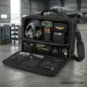 Sac de transport pour équipement d'aviation en nylon renforcé résistant à l'eau, organiseur d'équipement de pont de vol, sac de rangement pour équipage de bord - Product Image 2