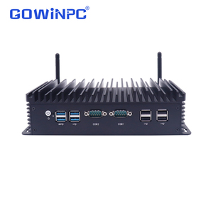 Gowinpc Industrial Mini PC J6412 Intel Core Fanless <b>Computer</b> 2LAN 6COM Port RS232/485 <b>Windows</b> <b>10</b> Pro Soft Router i7-8550u 4k - Product Image 2
