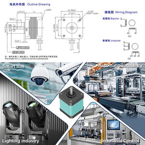 Motor paso a paso RB NEMA17 impermeable de 12 V, 0.3 kg, motor CC paso a paso impermeable IP67 para automoción de 12 V - Product Image 4