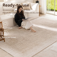 Nouveau tapis d'appoint extra épais en polyester de haute qualité, abstrait, fabriqué à la machine, écologique et anti-poussière pour salon