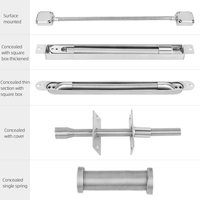 Sistemas y productos de control de acceso de seguridad Cable integrado de acero inoxidable Dispositivo protector de alambre de puerta Bucle de puerta oculto