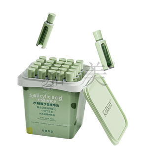 Caja cuadrada de plástico de 30 onzas de 1 litro para cosméticos de maquillaje con esencia de ácido salicílico, caja a prueba de manipulaciones - Product Image 2