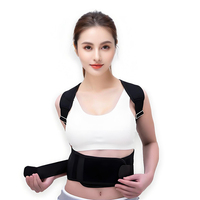 Correcteur de posture magnétique en néoprène Youjie avec logo personnalisé, soutien dorsal et d'épaule unisexe, respirant et réglable